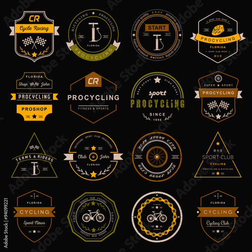 Badges and logos Cycling