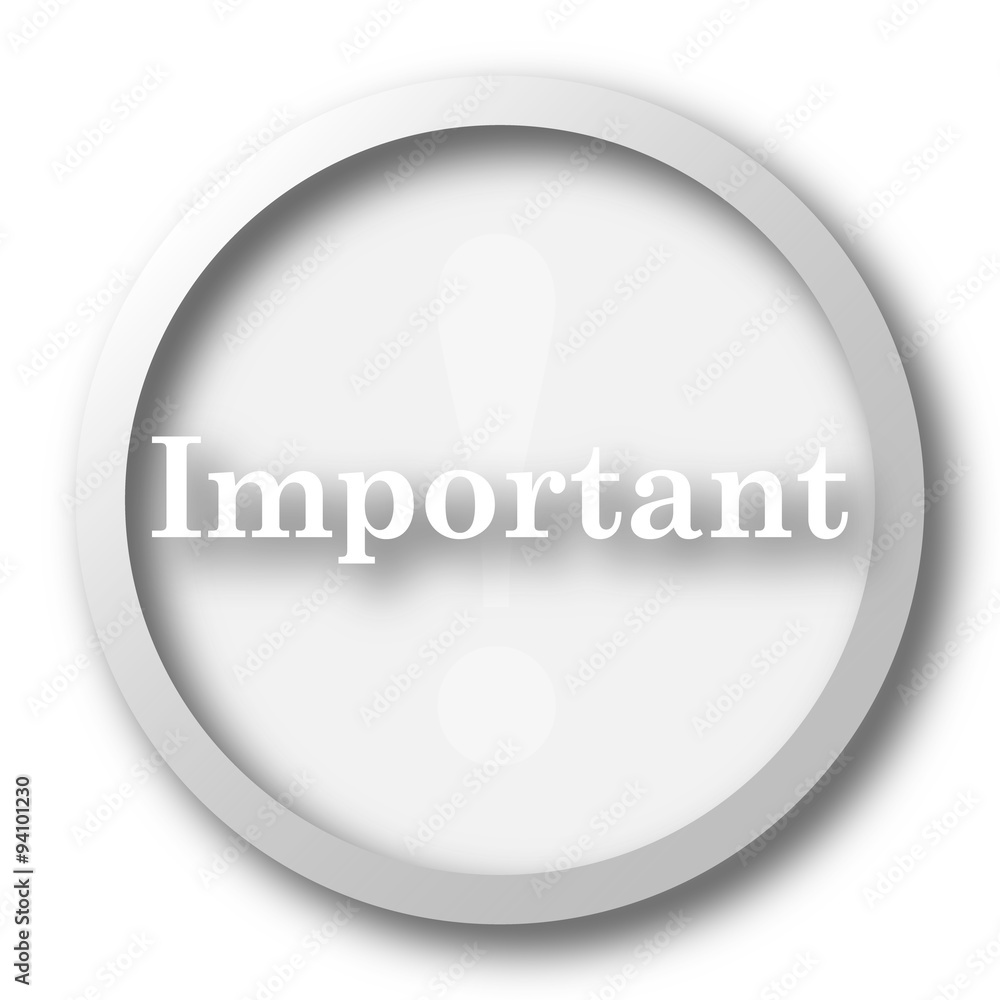 Important icon Important icon