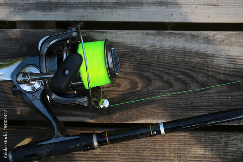  Fishing spinning rod and reel