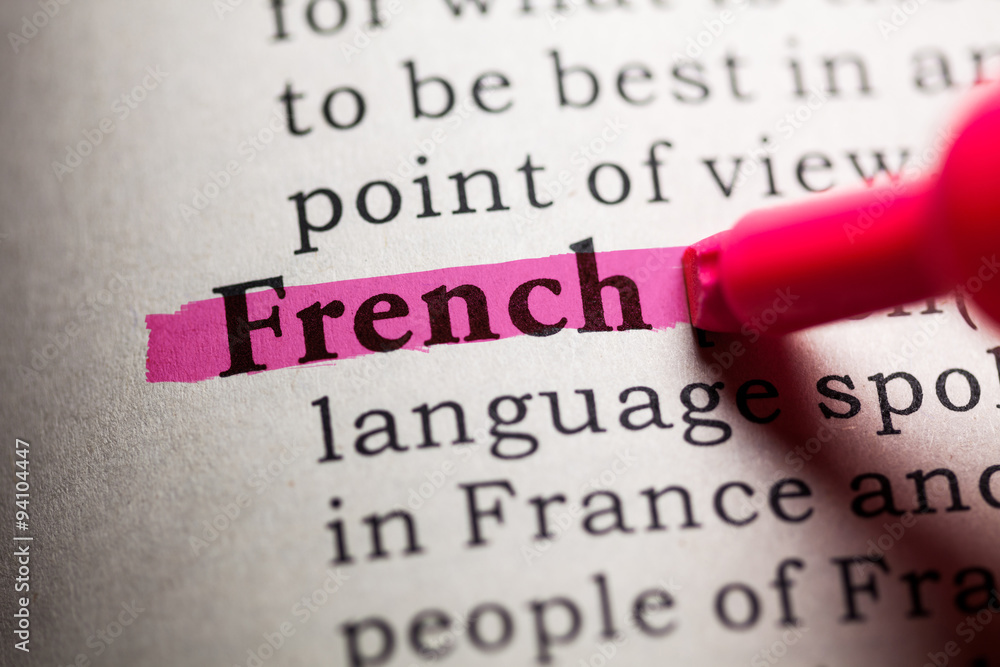 Fototapeta premium Francuski