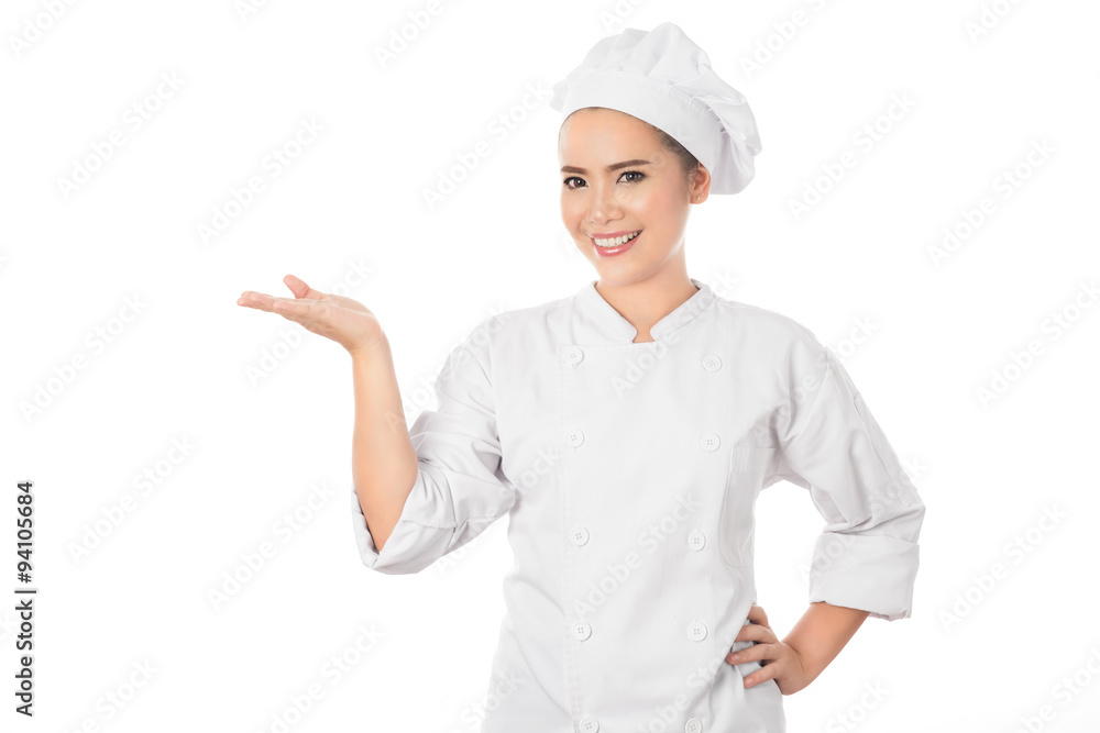 Woman Chef - In Studio Shot Woman Chef - In Studio Shot