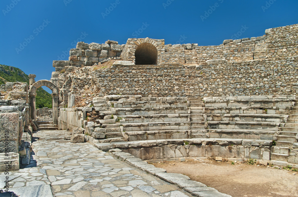 ancient amphitheater ruins