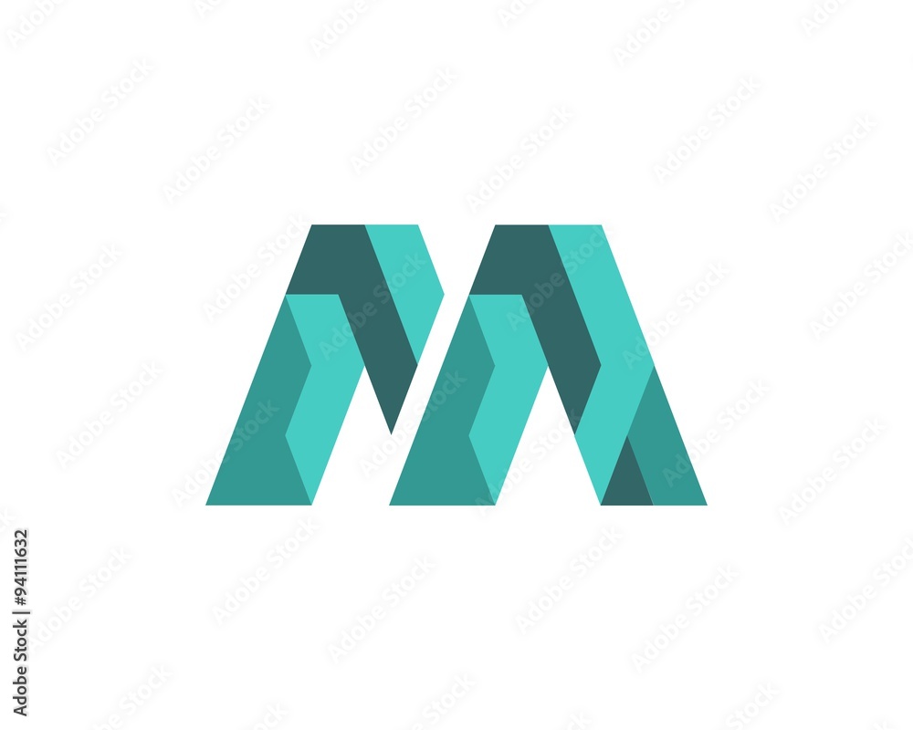 M logo vector