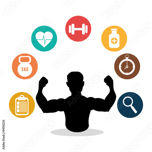 Fitness healthty lifestyle design