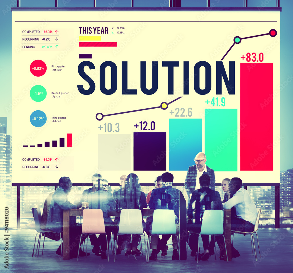Solution Solve Strategy Success Improvement Concept Solution Solve Strategy Success Improvement Concept