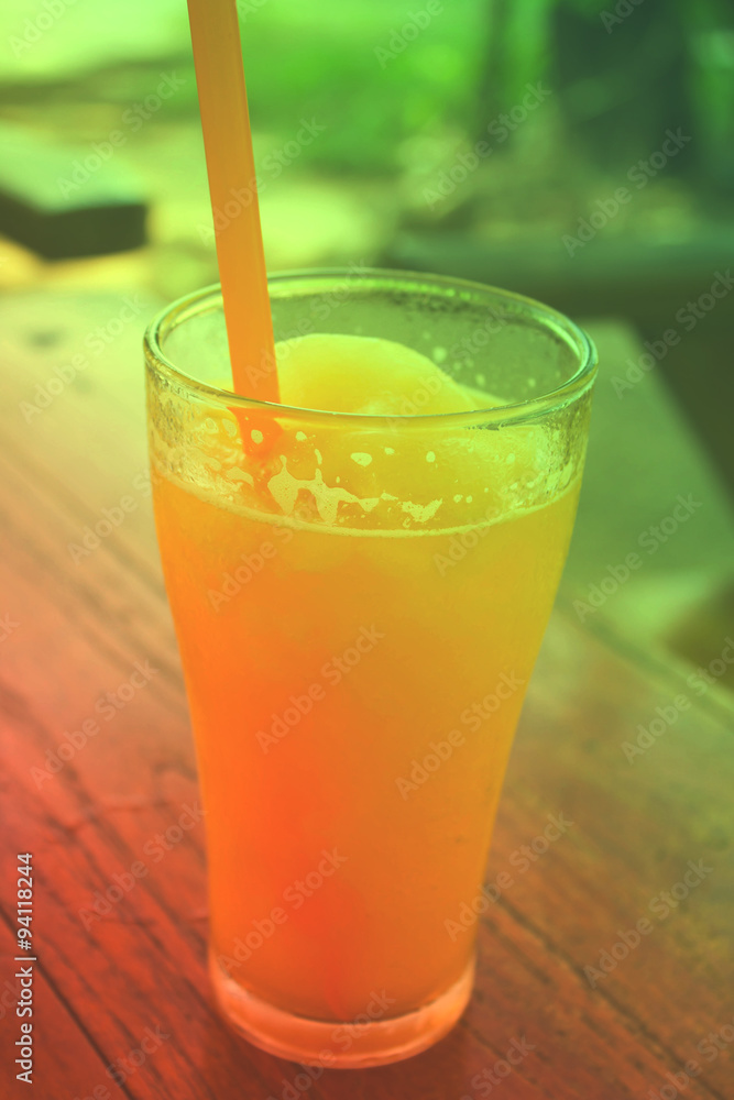 Orange juice smoothie Orange juice smoothie