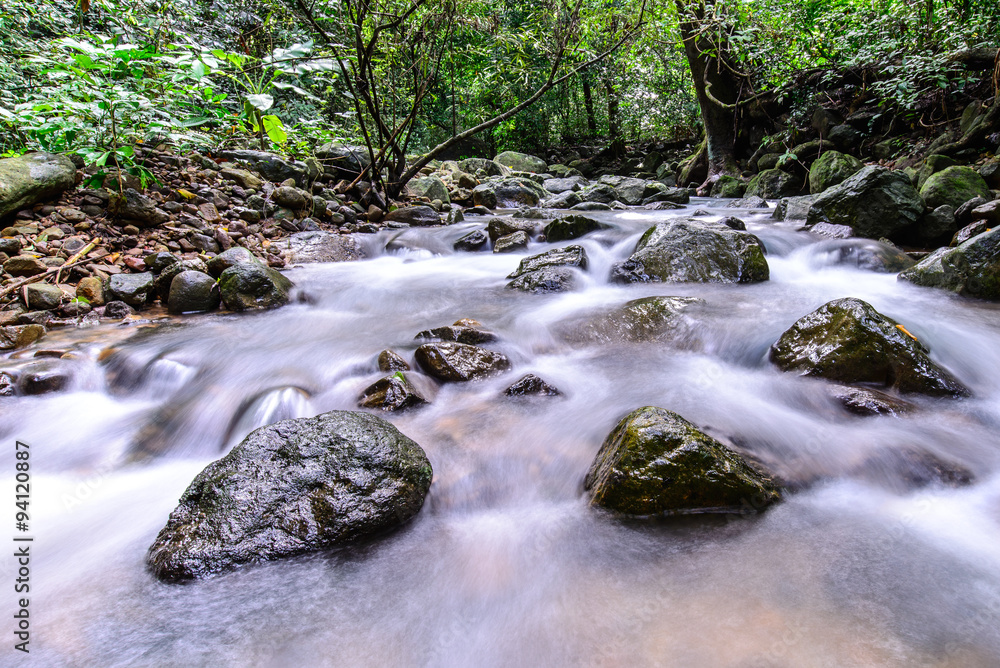 Krok E Dok waterfall in national park, Saraburi Thailand.