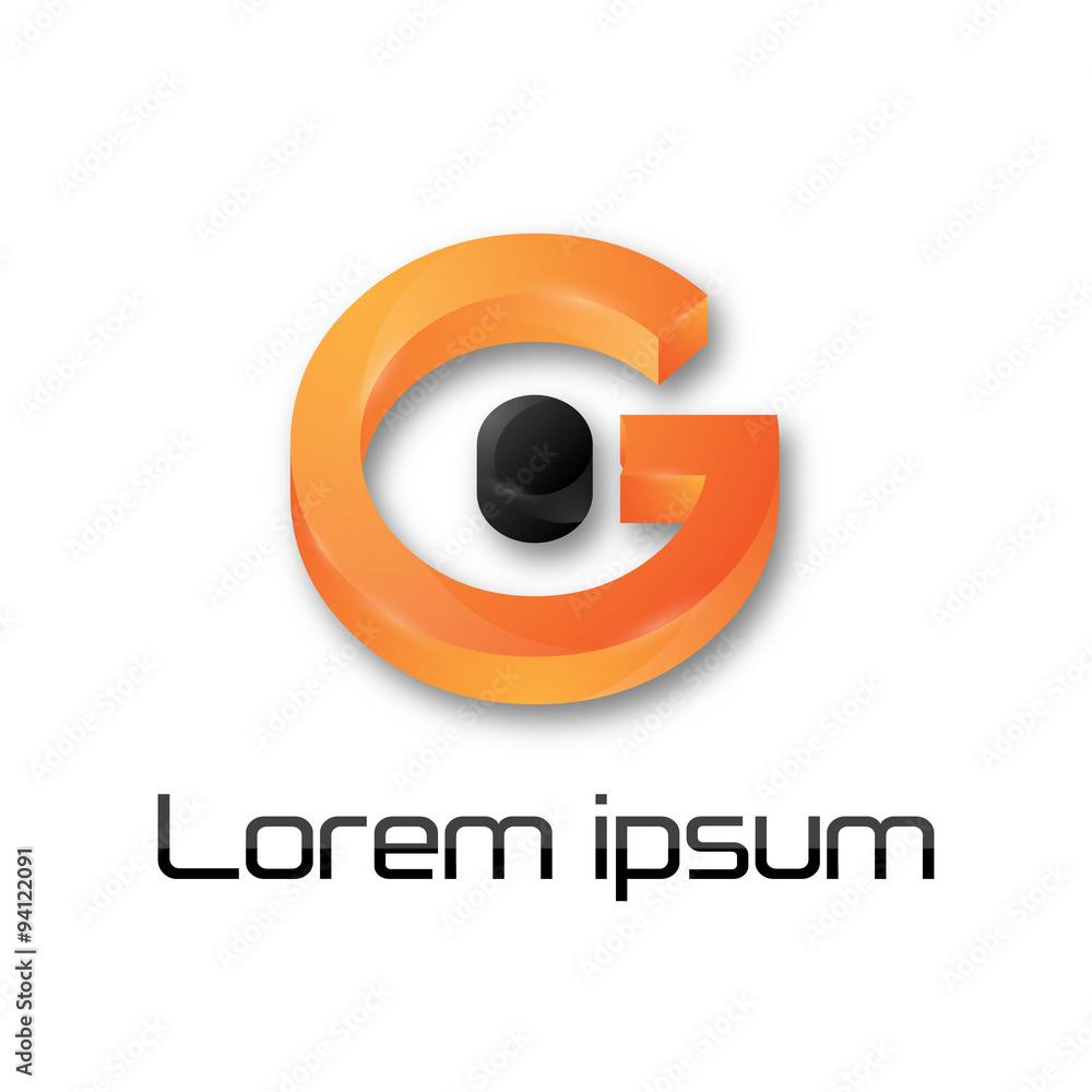 Obraz premium 3d G logo