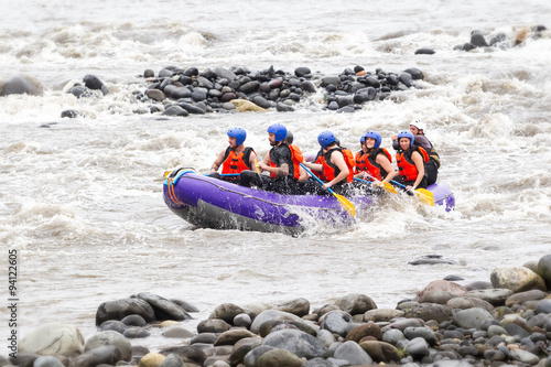 Experience the thrill of whitewater rafting in South America with a diverse group,creating unforgettable memories and adventure.