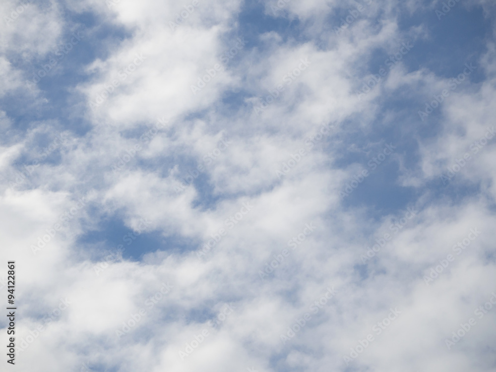 White clouds on blue sky. White clouds on blue sky.