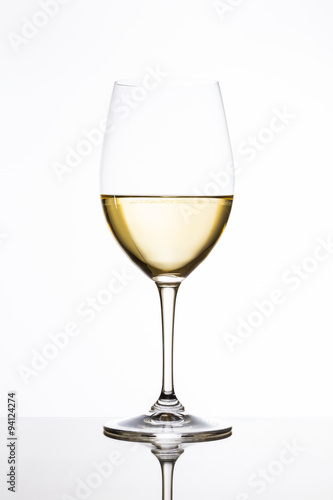 glass of white wine