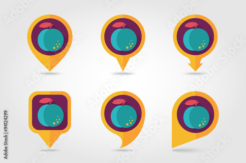 Peach mapping pins icons Free Download Peach mapping pins icons - GFXLoad