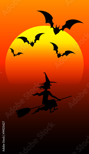 halloween, notte, festa di hallowee