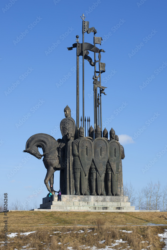 Гора соколиха псковский район писковичская волость фото Монумент "Ледовое побоище" на горе Соколиха. Псковская область фотография Stock 