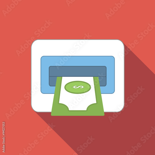 ATM flat icon