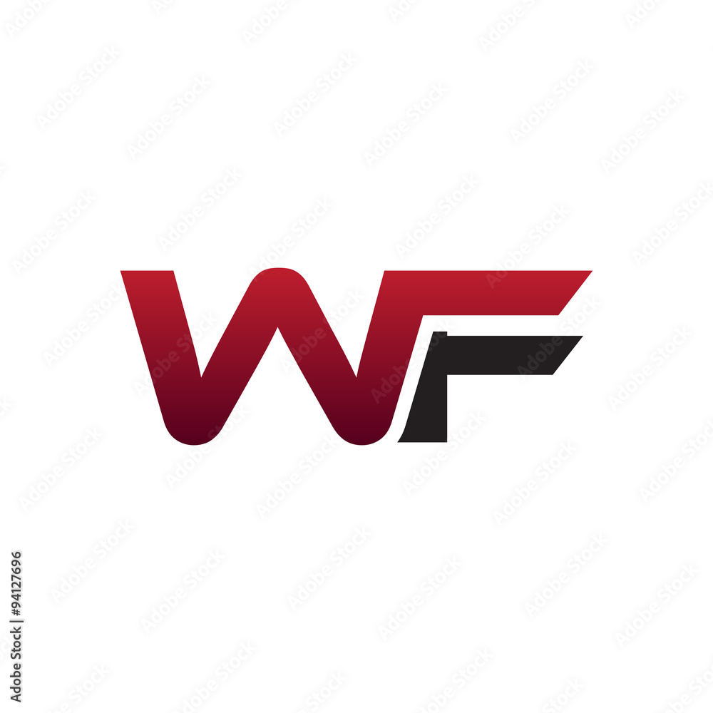 Modern initial Logo WF Modern initial Logo WF