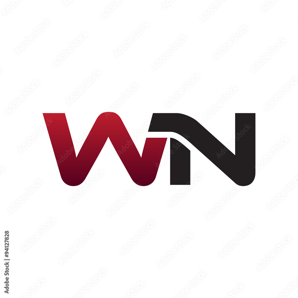 Modern initial Logo WN Modern initial Logo WN