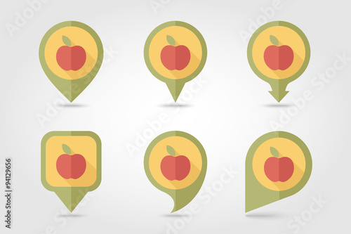 Apple mapping pins icons Free Download Apple mapping pins icons - GFXLoad