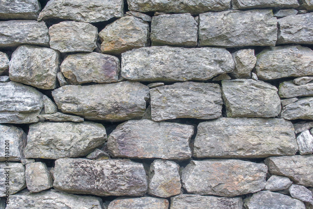 Obraz premium Old brick wall with rough and scuffed