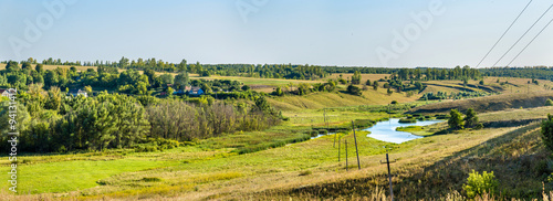 Meadows in Bolshoe Gorodkovo - Kursk region, Russia photo