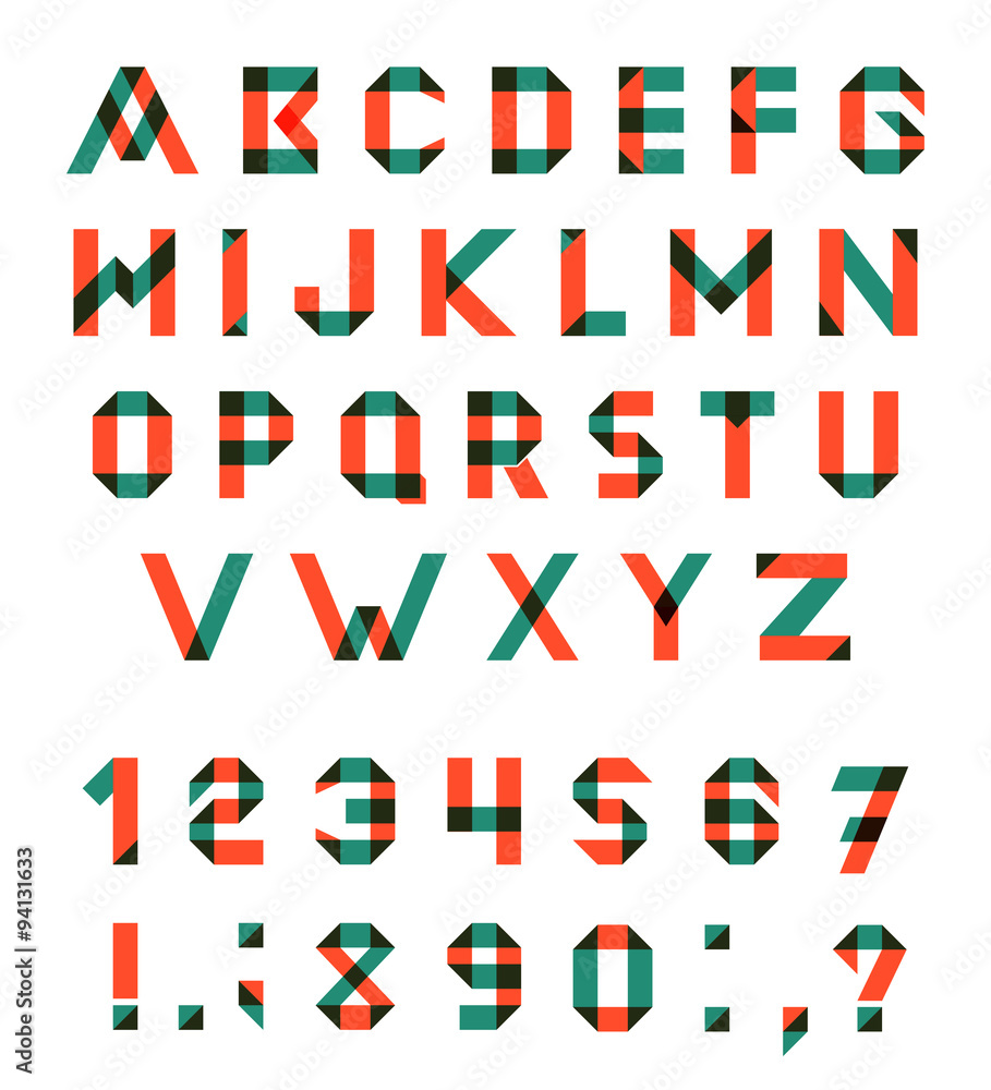 Vector Alphabet Set Vector Alphabet Set