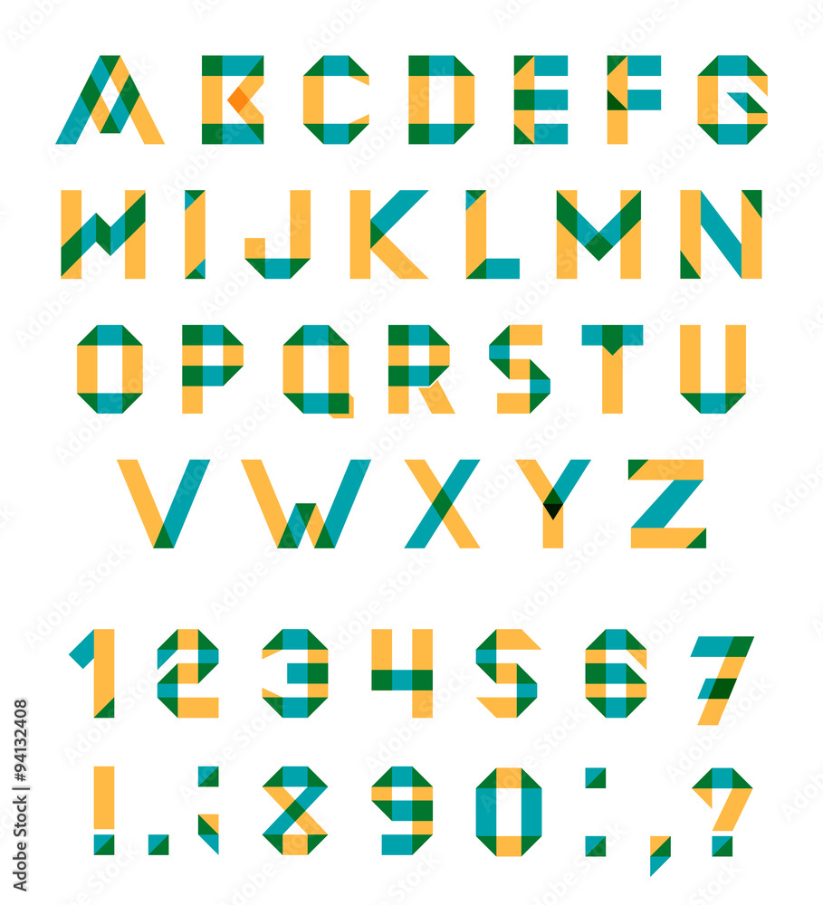 Vector Alphabet Set Vector Alphabet Set