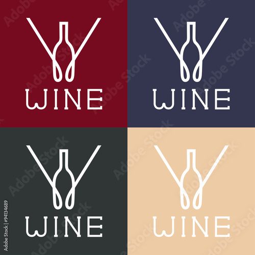 wine monogram