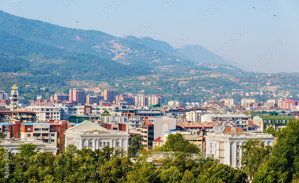 View of the city of Skopje - Macedonia