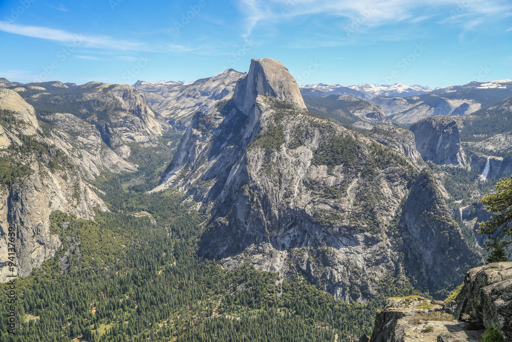 Großartiger Ausblick über den Yosemite National park 