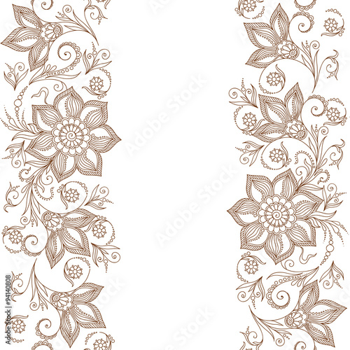 Vector Lace pattern for invitation or greeting card