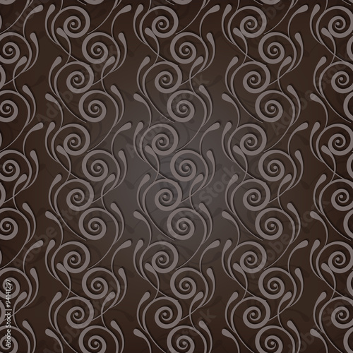 curls seamless pattern