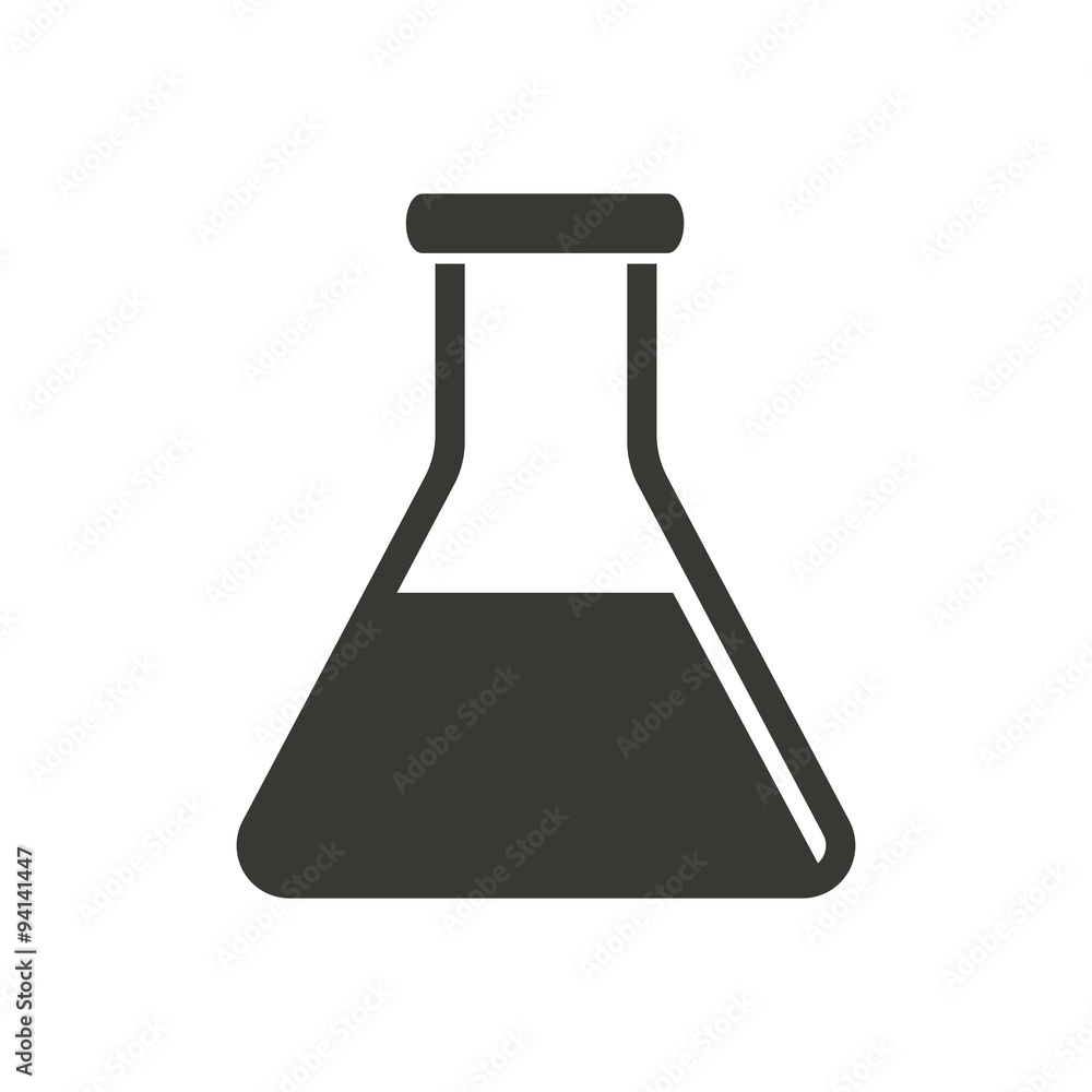 Flask icon. Flask icon.