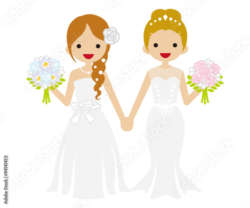 Wedding -Lesbian - Updo and Braid hair Bride