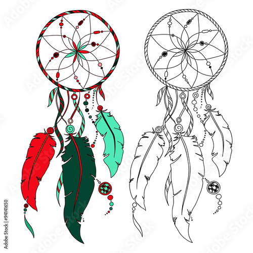 Dream Catcher vector illustration