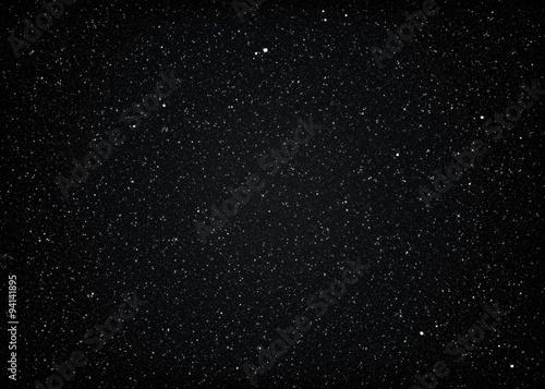 Glittering dark starry cosmic space