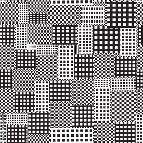 Seamless abstract pattern of squares