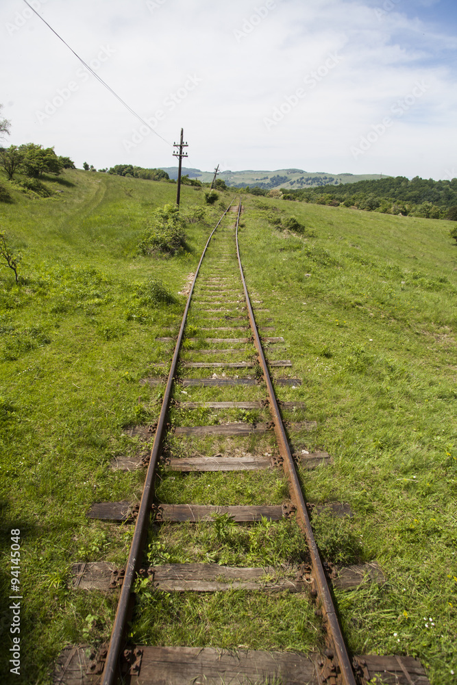Fototapeta premium Empty railway