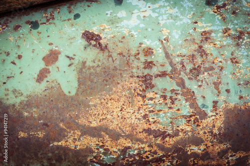 rusty metal plate panel corroded texture background © sutichak