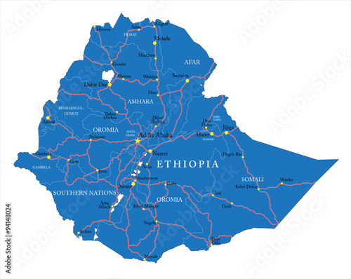 Etiopia map