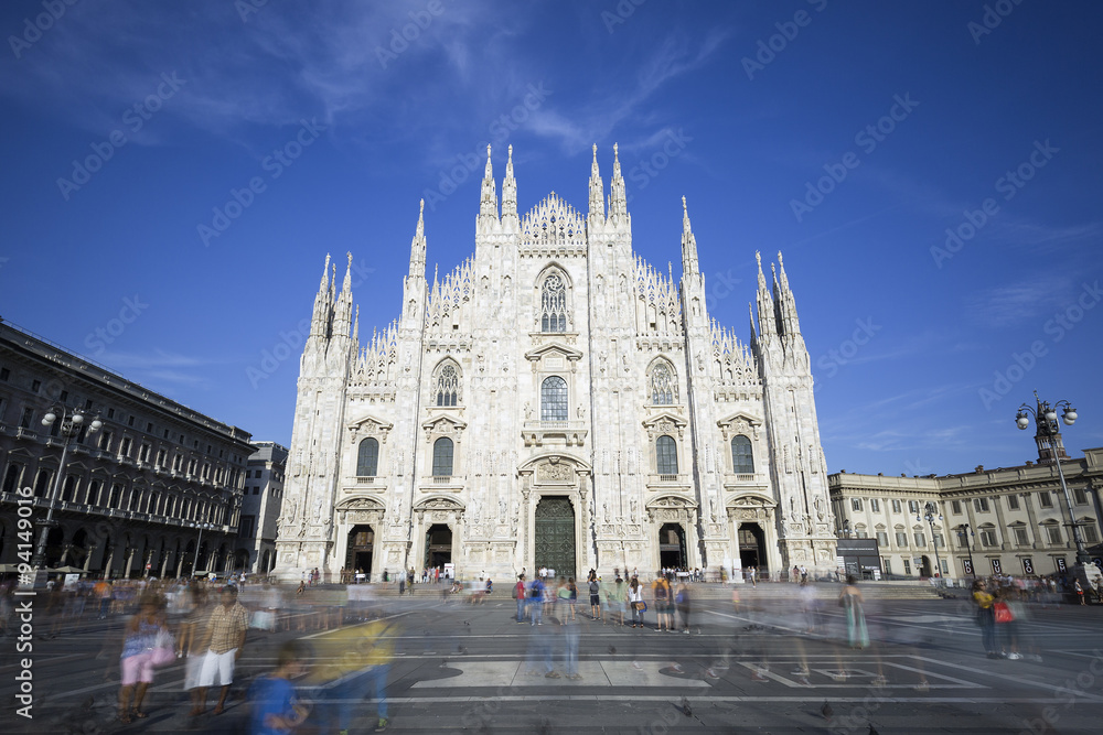 View of famous Duomo