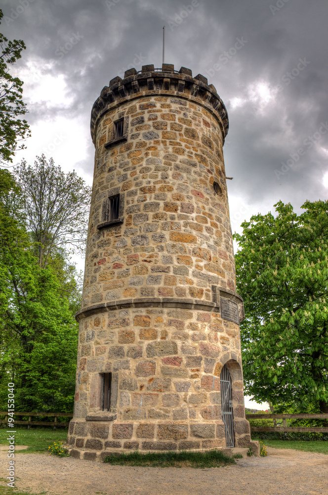 Tower of Tecklenburg on top of the castle in Tecklenburg, Germany. HDR