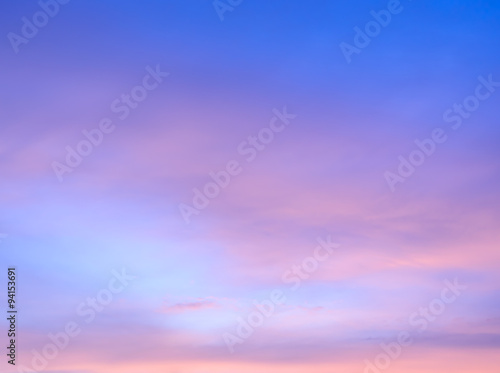 Abstract twilight sky background
