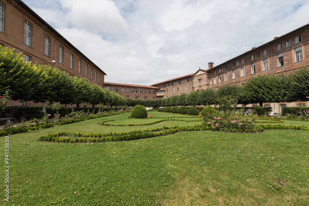 Hotel Dieu in Toulouse, former pilgrims hospital on the Camino de Santiago, World Heritage Site