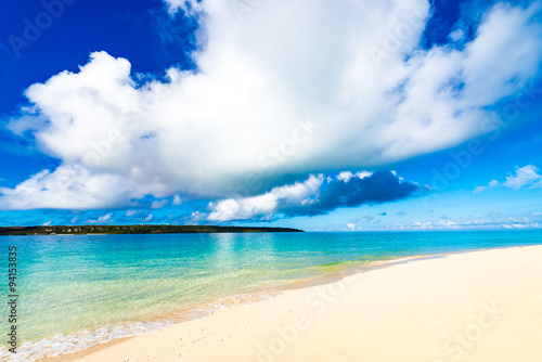 Fototapeta Naklejka Na Ścianę i Meble -  Sea, beach, seascape. Okinawa, Japan, Asia.