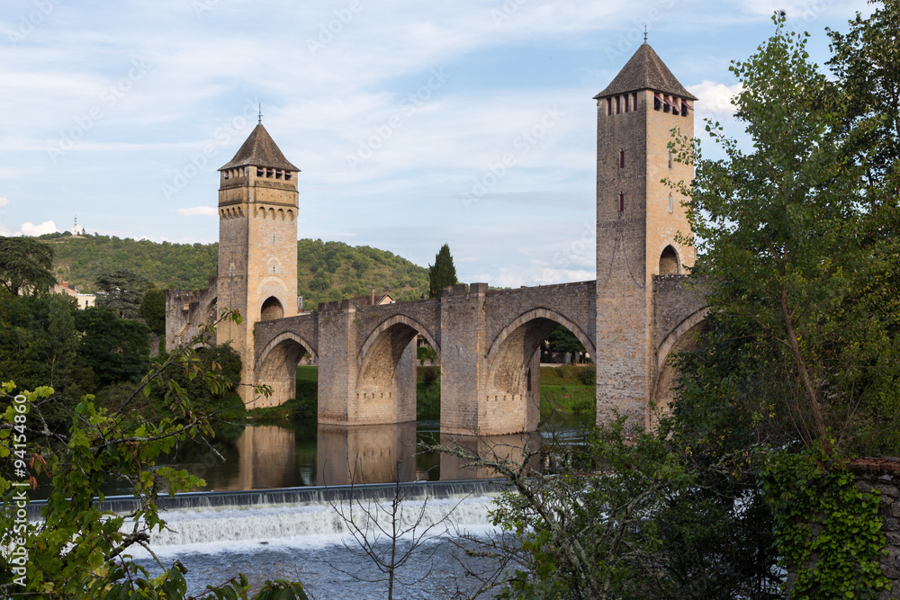 Pont Valantre in Cahors France, on the Camino to Santiago de Compostela Pont Valantre in Cahors France, on the Camino to Santiago de Compostela