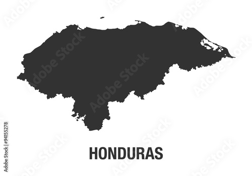 Honduras Map High Resolution