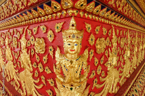 art of thai sculpture in Wat Suan Dok, thai temple in chiang mai © sutichak