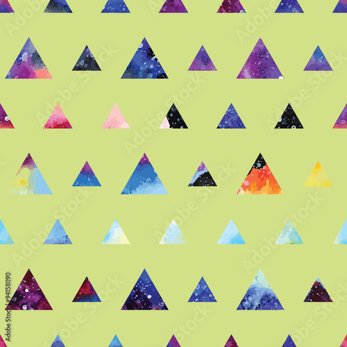 Triangles seamless pattern.