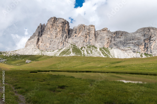 Backpacking in the italian dolomites