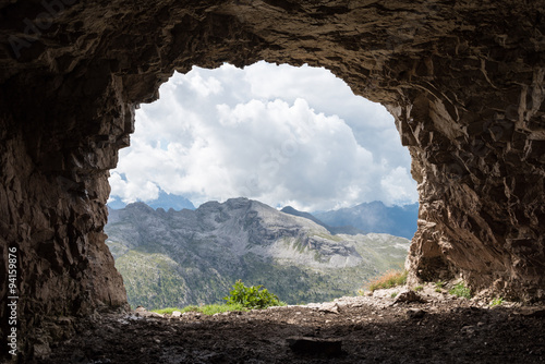 Backpacking in the italian dolomites